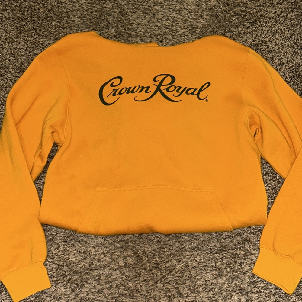 Crown Royal Women's Orange Sweatshirt